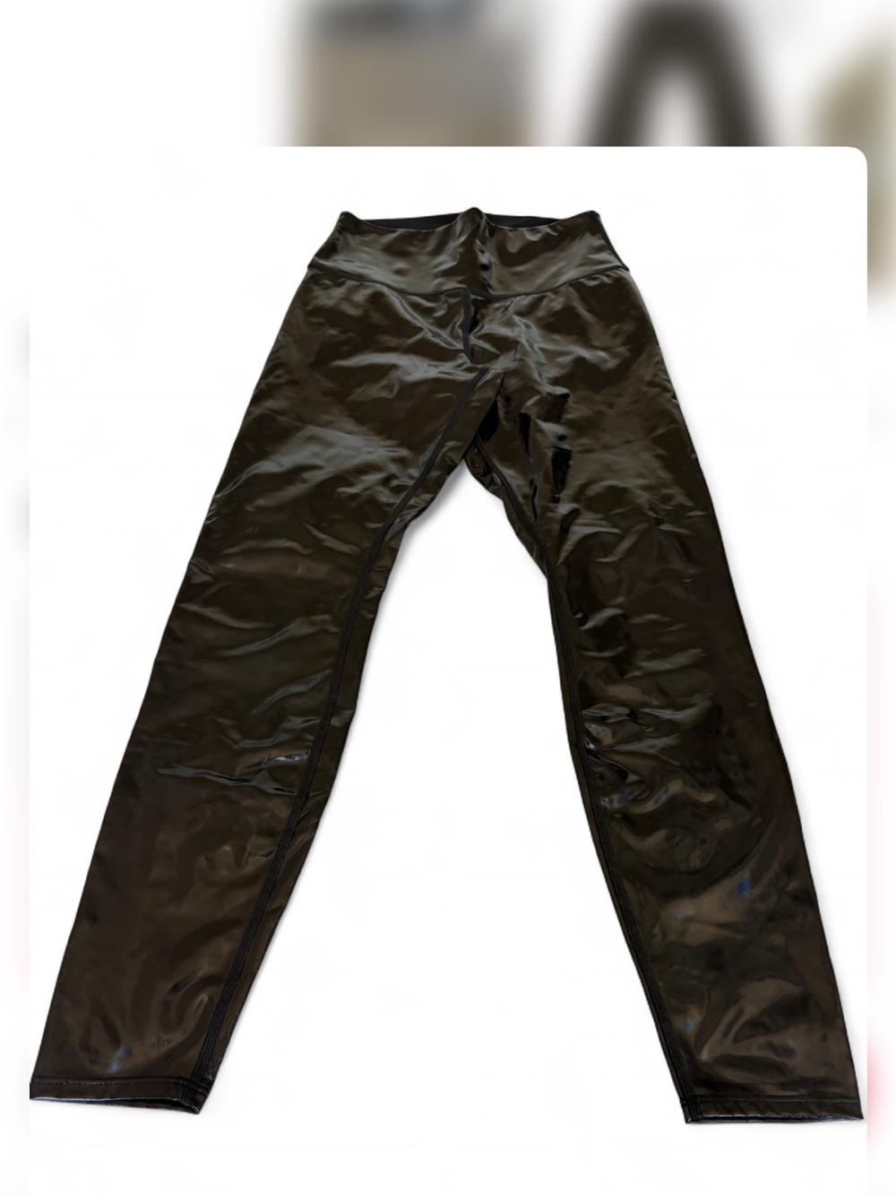 Good American Black Faux Leather Leggings - High Shine